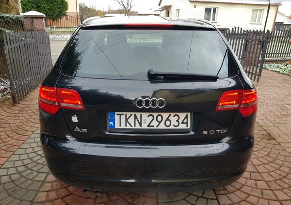 Audi A3 cena 22900 przebieg: 265000, rok produkcji 2008 z Kielce małe 67